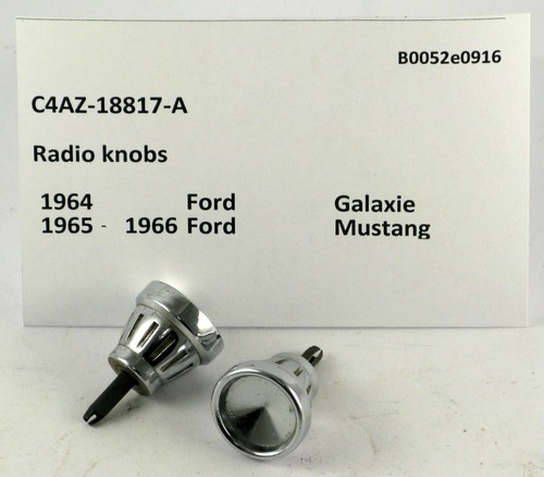1964 Ford 1965-1966 Mustang radio tuning knobs C4AZ-18817-A