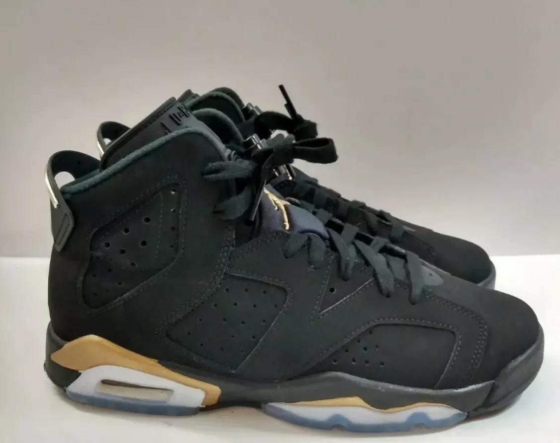 Nike Air Jordan 6 Retro DMP Black Gold Youth 5.5y CT4964 007