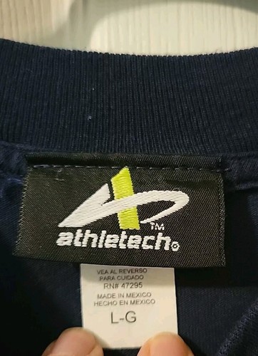 Harley Hog Heaven TShirt Sz LG Athletech Navy Blue Excellent Condition - Picture 3 of 9