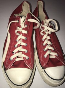 vintage red converse