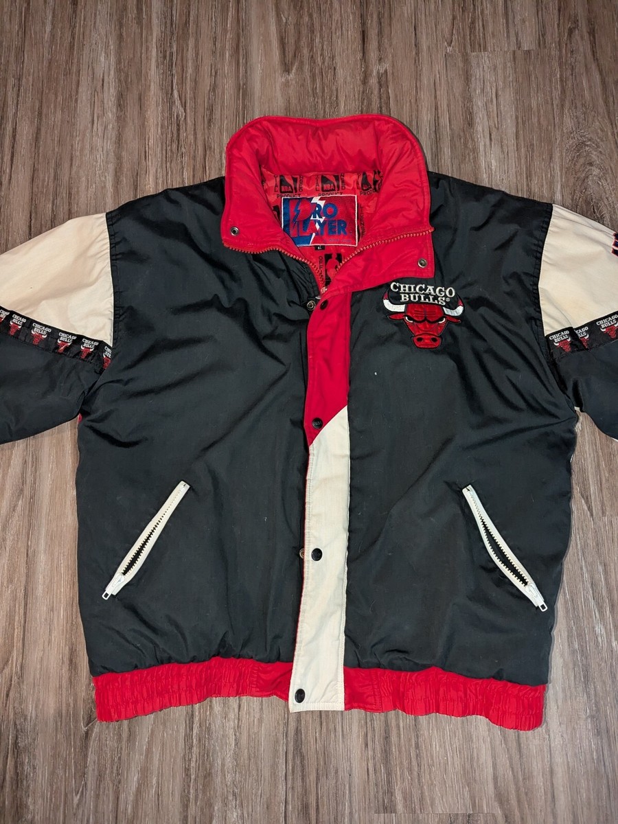 Vintage 90s Chicago Bulls Puffy Adult Lg Jacket Pro Player Vintage 90s Chicago Bulls Puffy Adult Lg Jacket Pro Player