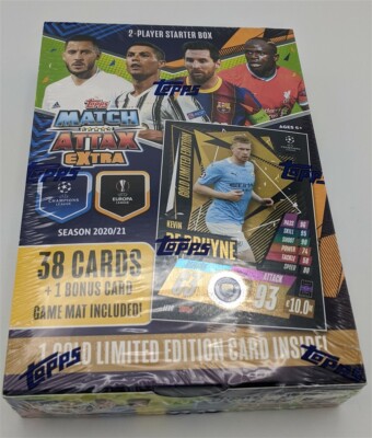 Factory Sealed 2020-2021 Topps Match Attax Extra UEFA Soccer