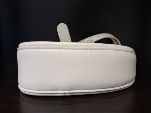 Glamorous Off-White Saddle Bag, Crossbody & Shoulder Bag, Women's Purse - Picture 3 of 15