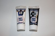White and Black Body Paint Create Out Loud Costume Party Washable Lot of 2