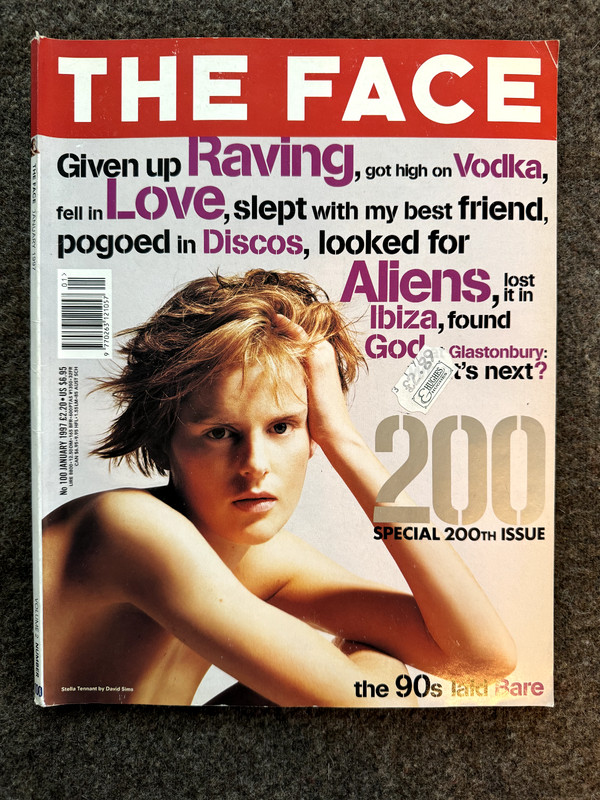 THE FACE MAGAZINE - VINTAGE ISSUE - JAN 1997