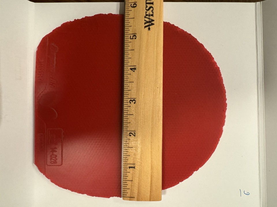 Red Butterfly Dignics 05 2.1 mm Gently Used Table Tennis Rubber eBay