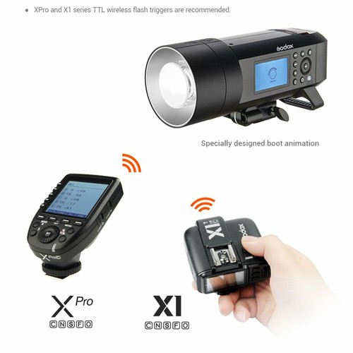 Godox TTL 2.4G X System AD400Pro All-in-One Outdoor Flash Light Speedlite - Picture 8 of 12