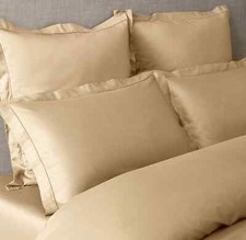 Restoration Hardware Italian Vintage-Washed Sateen Full/Queen Duvet  Shams NEW