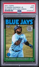 2021 Topps 1986 35th Green #86B-35 Vladimir Guerrero Jr. PSA 9 MINT