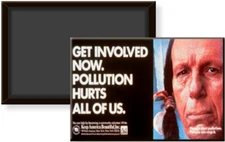 Keep America Beautiful 70s Crying Indian Antipollution Commercial Magnet 2 x 3