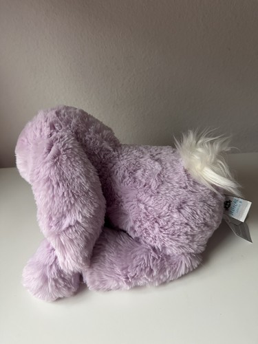 Jellycat Authentic Medium Smudge Lavender Rabbit Bunny Plush NWT - Picture 8 of 9