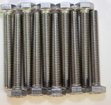 M6 X 1.0 X 45mm Stainless steel hex head metric 10pcs