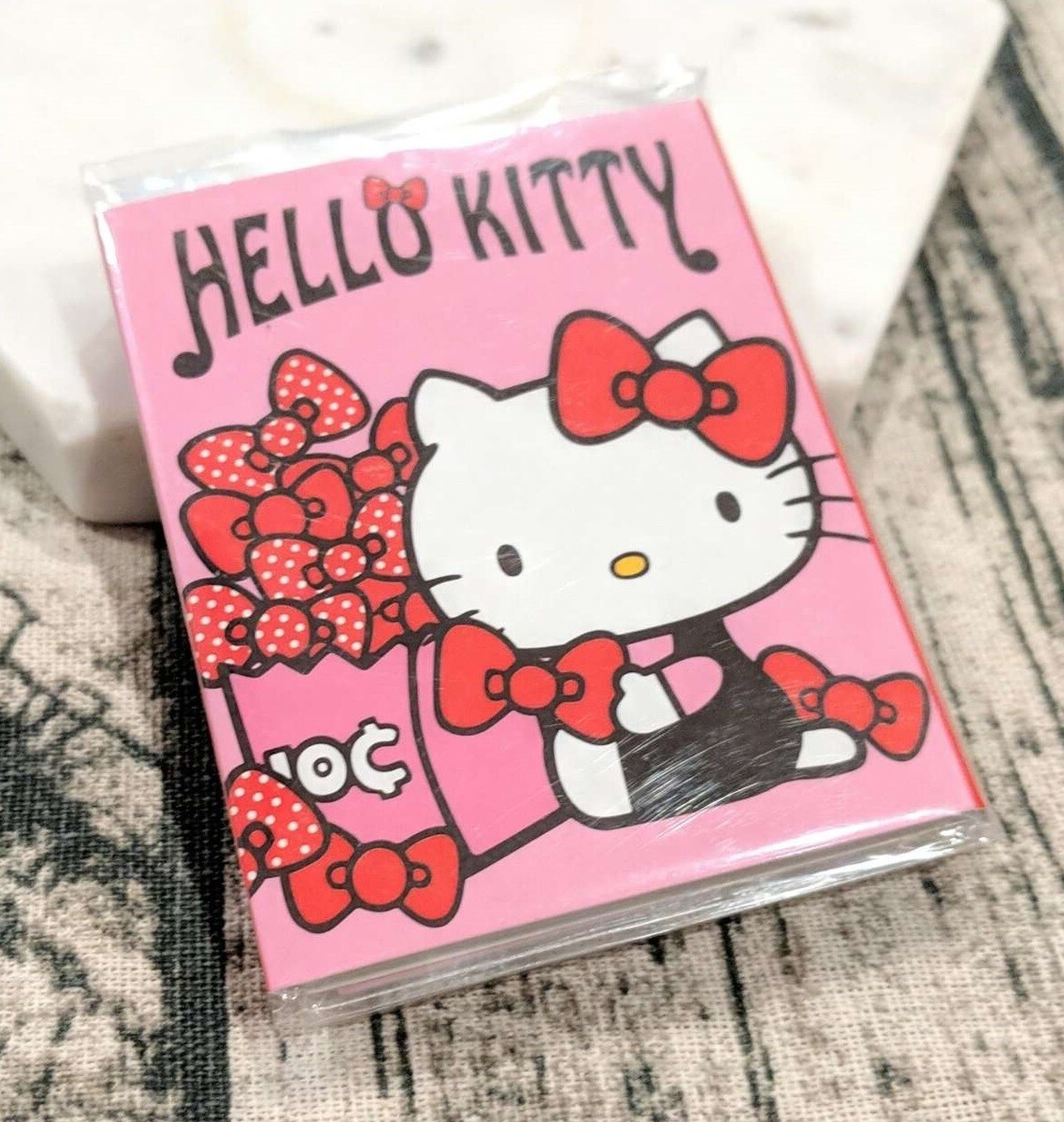 NEW Cute HELLO KITTY Sticky Note Memo Pads Folding Books Great