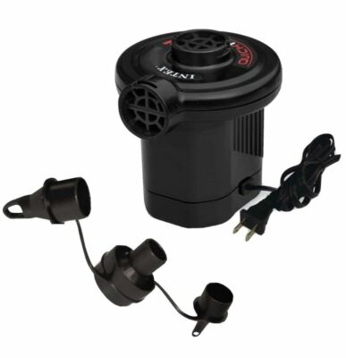 Intex Quick-Fill Electric Pump 110-120V AC. air mattress boat inflate/deflate