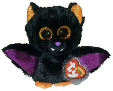 Ty Beanie Boos RAVEN Halloween Bat Claires Exclusive 6" MWMTs Stuffed Animal Toy