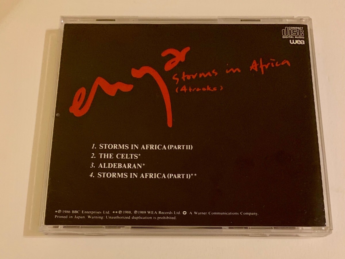 NM) Import (Japan) CD Single - Enya - Storms In Africa (1989) 4