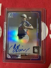 2015 Bowman Chrome #BCAP-ZB Zach Bird Prospect Auto Purple Refractors #62/250