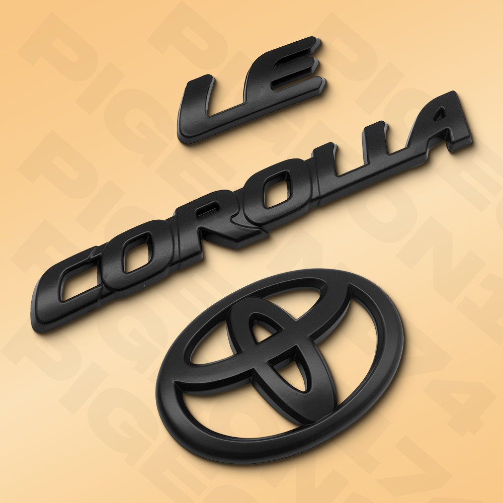 Overlay Kit Emblem For Corolla LE Sedan Accessories 2020-25 Trunk PT948-02200-02