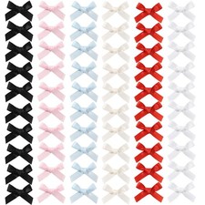 60PCS Mini Bows Hair Clips,2'' Tiny Bow Barrettes,Little 6 colors