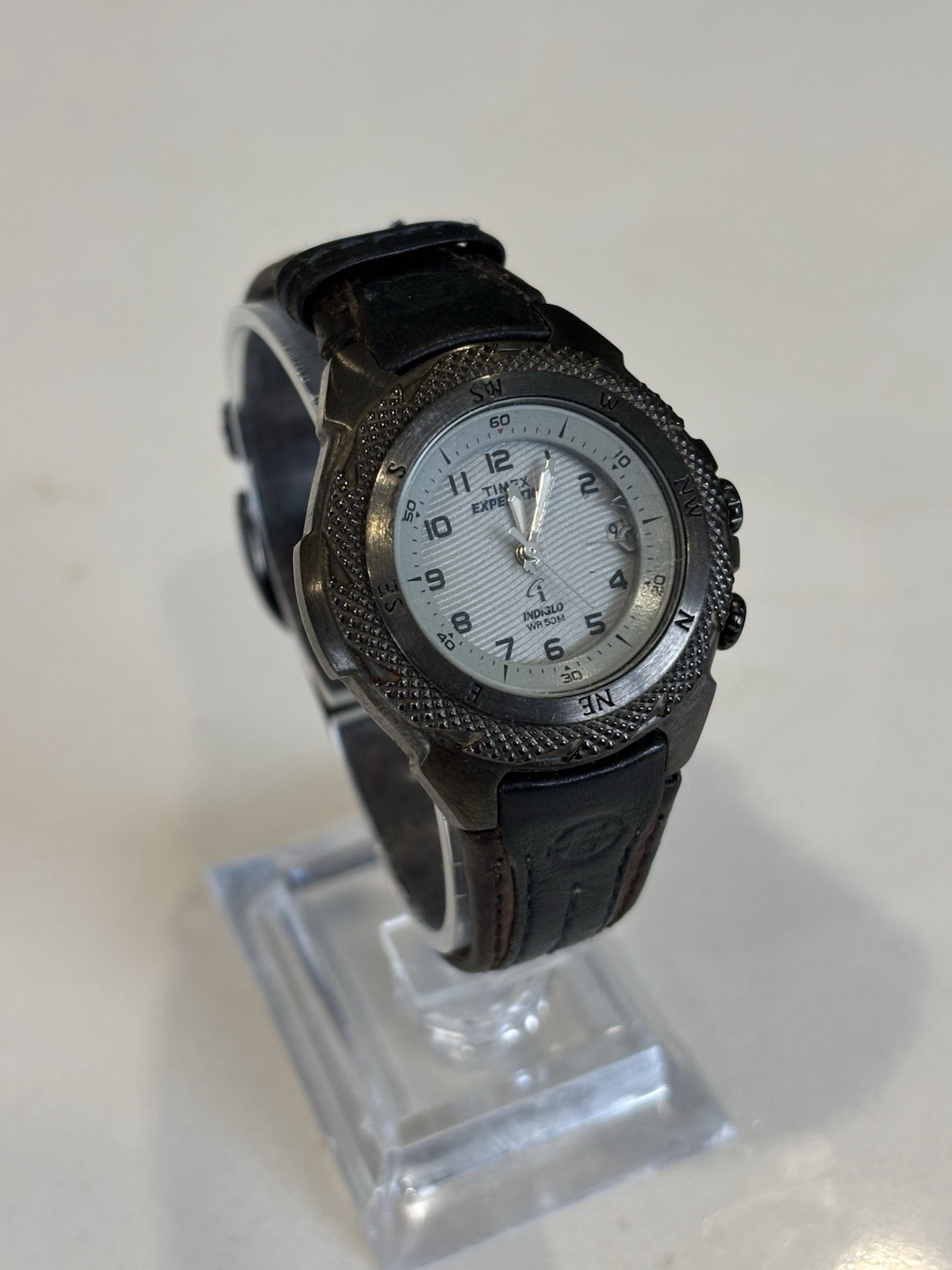 Timex Shenmue Ryo's SEGA  Expedition Indiglo RARE Grey Wave Dial Version