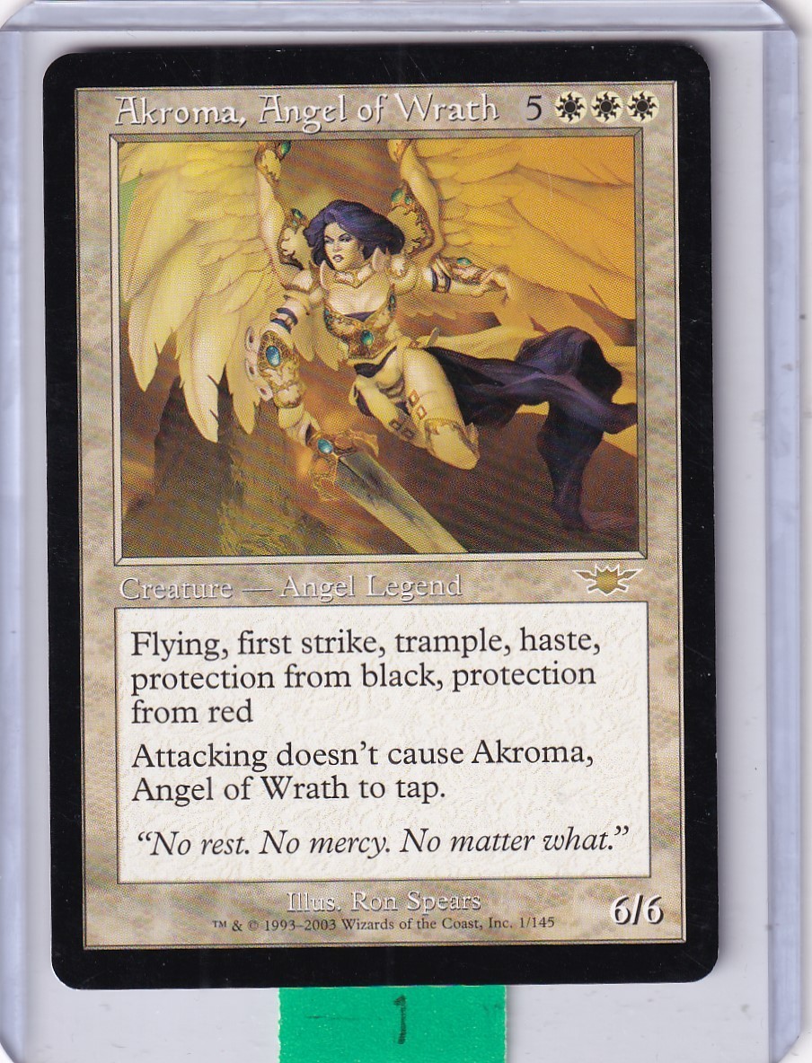 Akroma Angel of Wrath (#001) * Legions MTG Lightly Played
