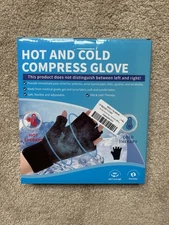 Hot And Cold Compress Glove For Pain Relief (Works On Right Or Left Hand)