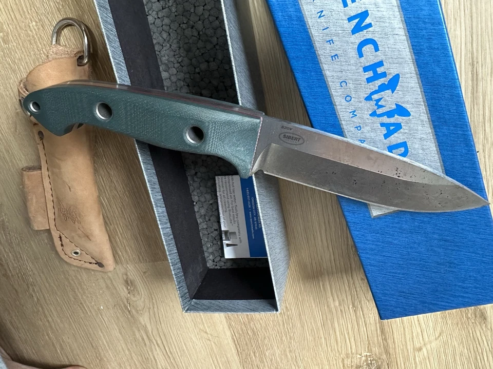 Cuchillo Bushcrafter hecho en banco Foto 2 de 3