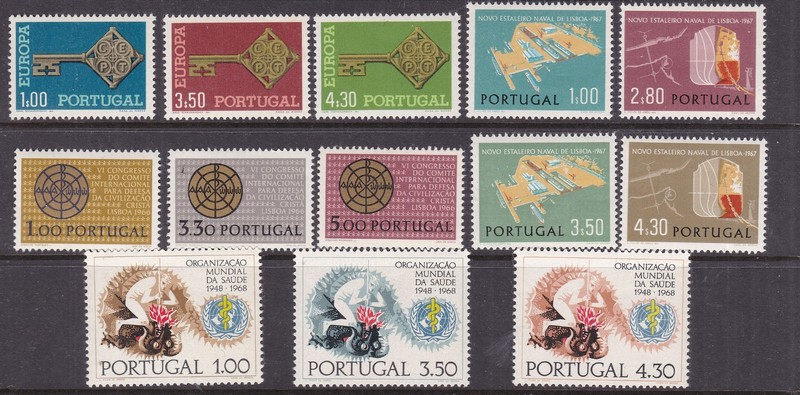 PORTUGAL^^^^^x4 older  MNH SETS ( Europas+ others)