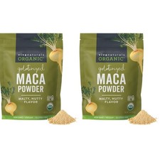 Organic Maca Powder Resealable Bag - Pack of 2, 16 oz