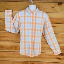 George Classic Button Up Mens Sz XL Multicolor Plaid Cotton Button Down Collar