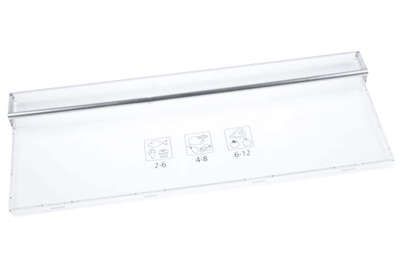 Façade bac congélateur Beko 4948150800 en plastique transparent résistant