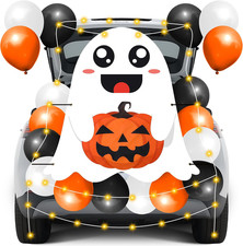 Halloween Trunk or Treat Car Decorations Kit, Ghost Theme