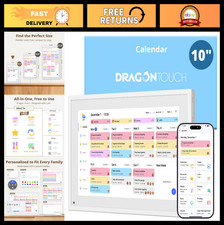 10" Touch Screen Digital Calendar - Smart Family Planner, Chore Chart  Organize