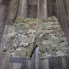 Crye Precision Army Custom Trousers 36 R *Cut Off Shorts (Missing Buttons)