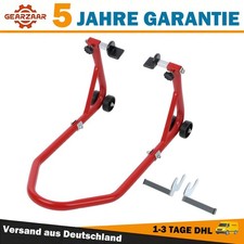 Montagest&auml;nder Motorrad Hinterrad Rot Wippe f&uuml;r Offroad Reiseenduro Stra&szlig;e Bike