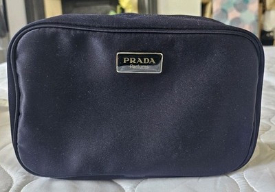 PRADA PARFUM KOSMETIK KOSMETIK TASCHE IN MARINEBLAU (NEUZUSTAND)