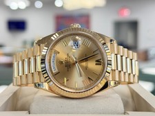 Rolex Day-Date President 40mm 228238 Champagne Roman Dial Watch BOX & PAPERS 7