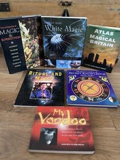 Witchcraft occult magic voodoo book bundle x6 good￼