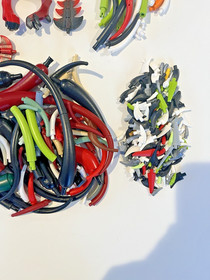 Lego Red Black Green Dragon Parts Lot - Fantasy Castle Era 7048 7094 7093 70403