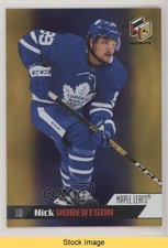 2020 Upper Deck Extended Series HoloGrFX Rookies Gold Nick Robertson READ 0gt9