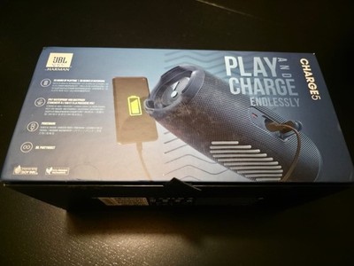 JBL Charge 5 Tragbarer Bluetooth-Lautsprecher - Blau