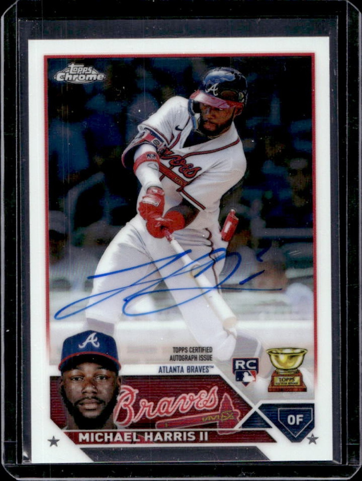 2023 Topps Chrome Michael Harris II Auto RC #RA-MH Braves Rookie