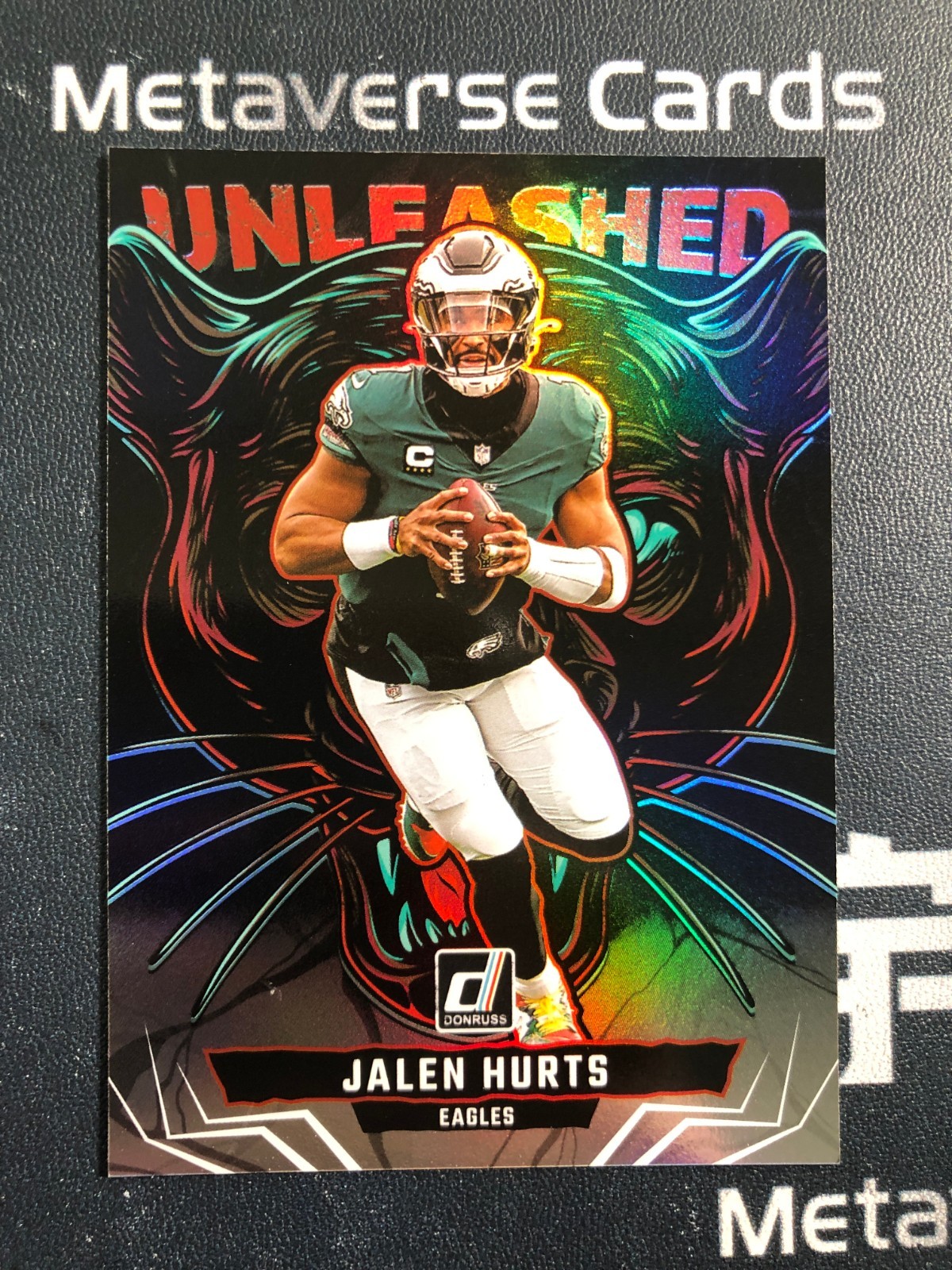 2025 Panini Donruss Jalen Hurts Unleashed Case Hit SSP