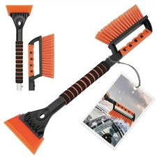 Ice Scraper and Snow Brush for Car Windshield, 24.8 inches Aluminum Frost 