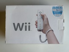 Nintendo Wii White Console with Original Box, Cables, Wiimote,  Two Nunchucks