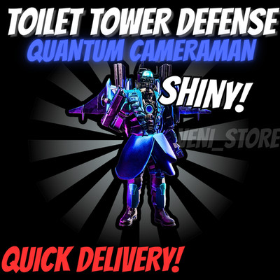 SHINY QUANTUM CAMERAMAN TOILET TOWER DEFENSE - TTD UNIT - ULTIMATE!  