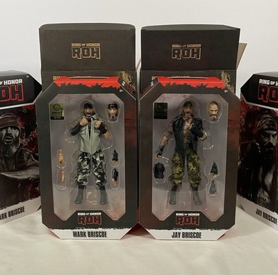 Jazwares Vault Ring of Honor Jay And Mark Briscoe NEW AEW ROH