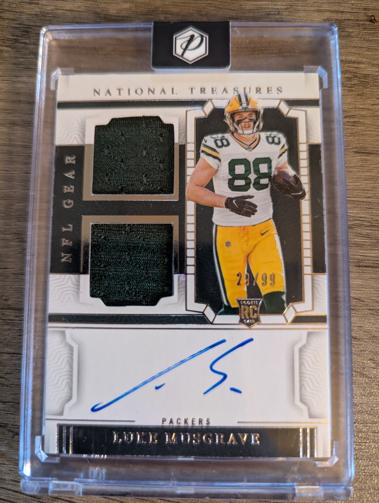 2023 Panini National Treasures - Rookie Patch Autographs Luke Musgrave #179 /99