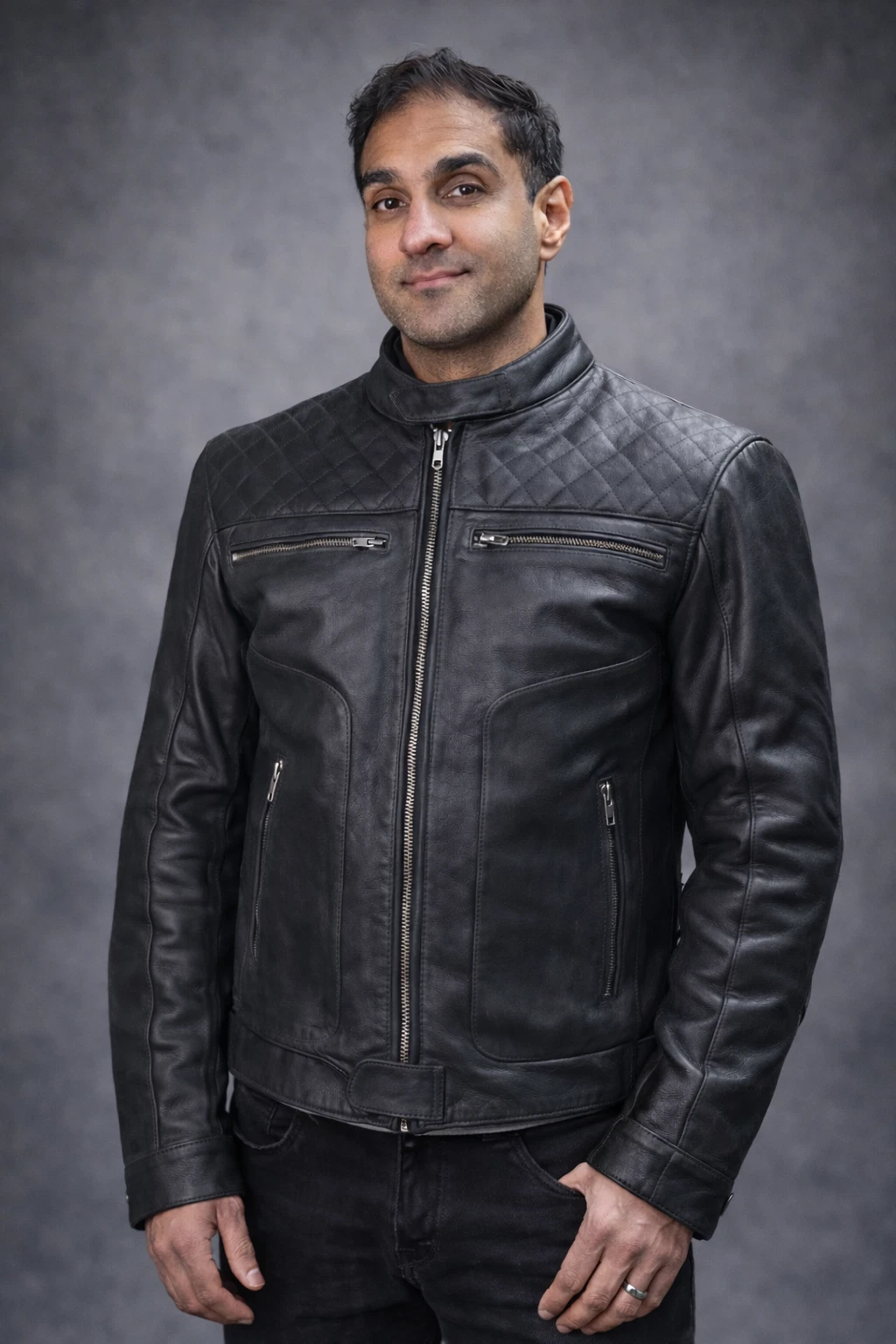RKSports Leather Motorcycle Armoured Jacket | Before £99.99 know £59.99