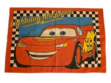 Disney Pixar Cars Lightning McQueen/ Tow Mater 2 Sided Pillowcase 29"x19.5"